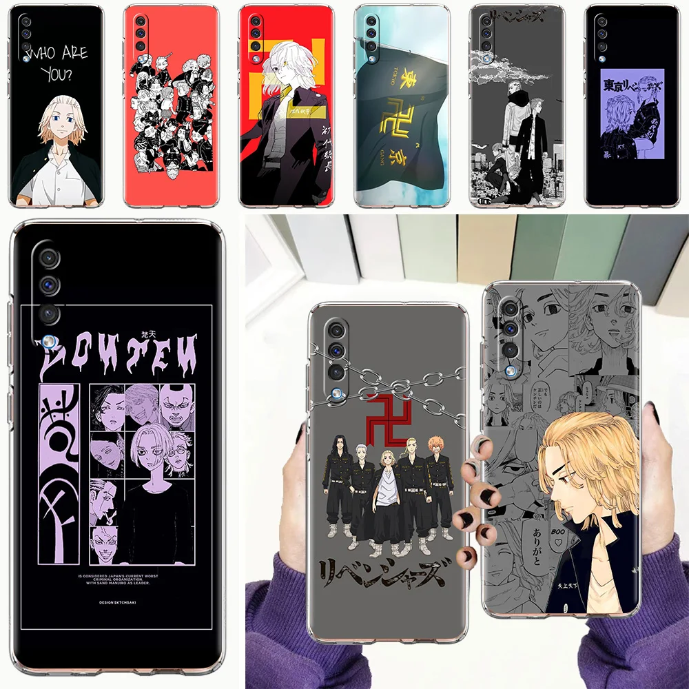 

Tokyo Revengers Fundas Phone Case For Samsung Galaxy A12 A32 A52 A50 A70 A10 A20 A30 A40 A72 4G Transparent Soft Shell Coque Bag