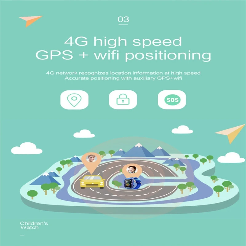 4G Детские умные часы gps LBS трекер Wi-Fi расположение SOS Вызов камера Дети HD видео вызов водонепроницаемые умные часы для IOS Android