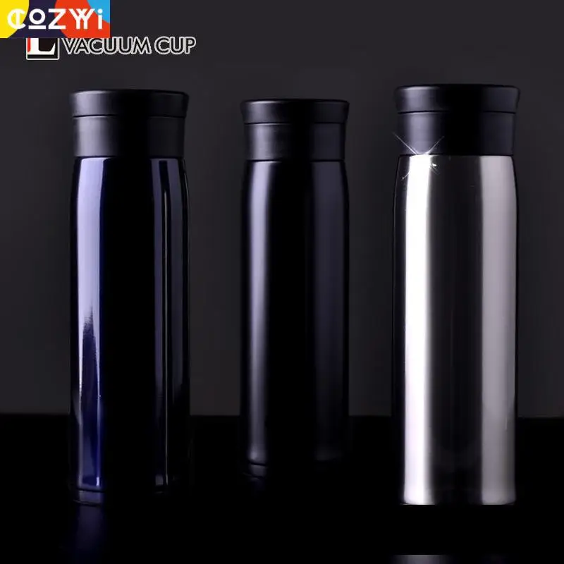 Термос 450 мл/600 мл вакуумные фляжки нержавеющая сталь 304 бутылка для горячей воды и