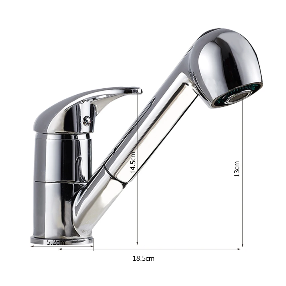 Матовый кухонный кран выдвижной с распылителем Torneira Cozinha раковина одной ручкой