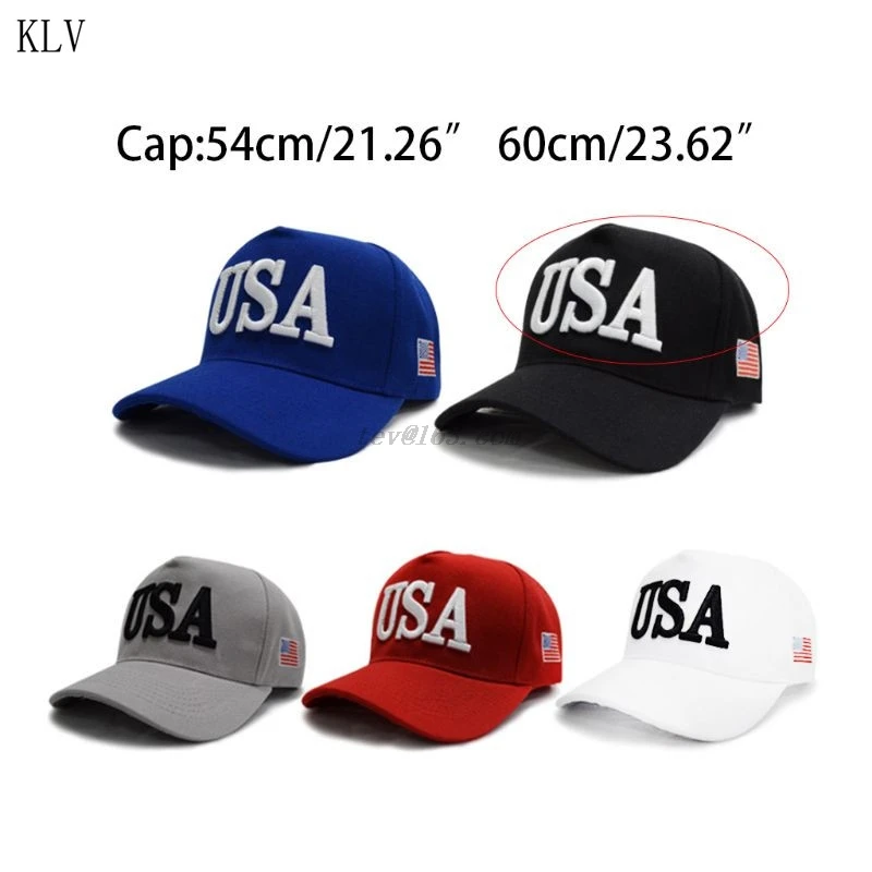Бейсболка унисекс для взрослых улицы Президент Трамп 2020 США 45 американский флаг