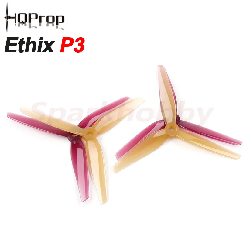 

HQProp Ethix P3 5inch 5.1X3X3 3-blade Poly Carbonate CW CCW Props Propeller For RC FPV Freestyle Traversing Machine Drones Parts