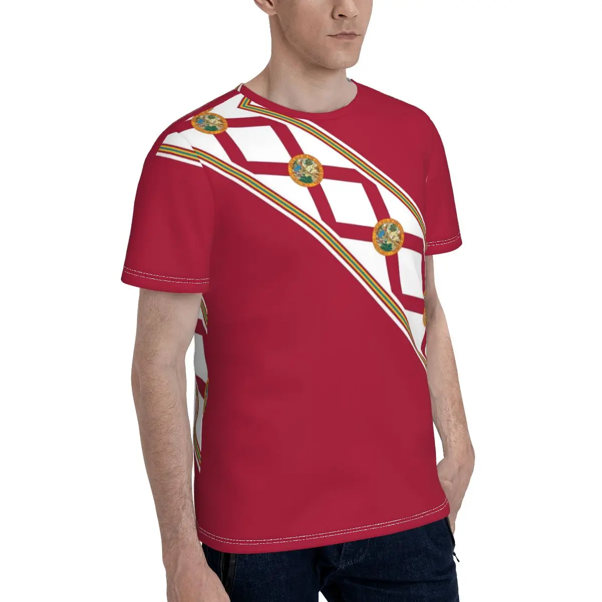 

Promo Baseball Florida State Flag Stickers, Gifts & Products Named T-shirt Classic Men's T Shirt Print Funny Joke R333 Tops Tees