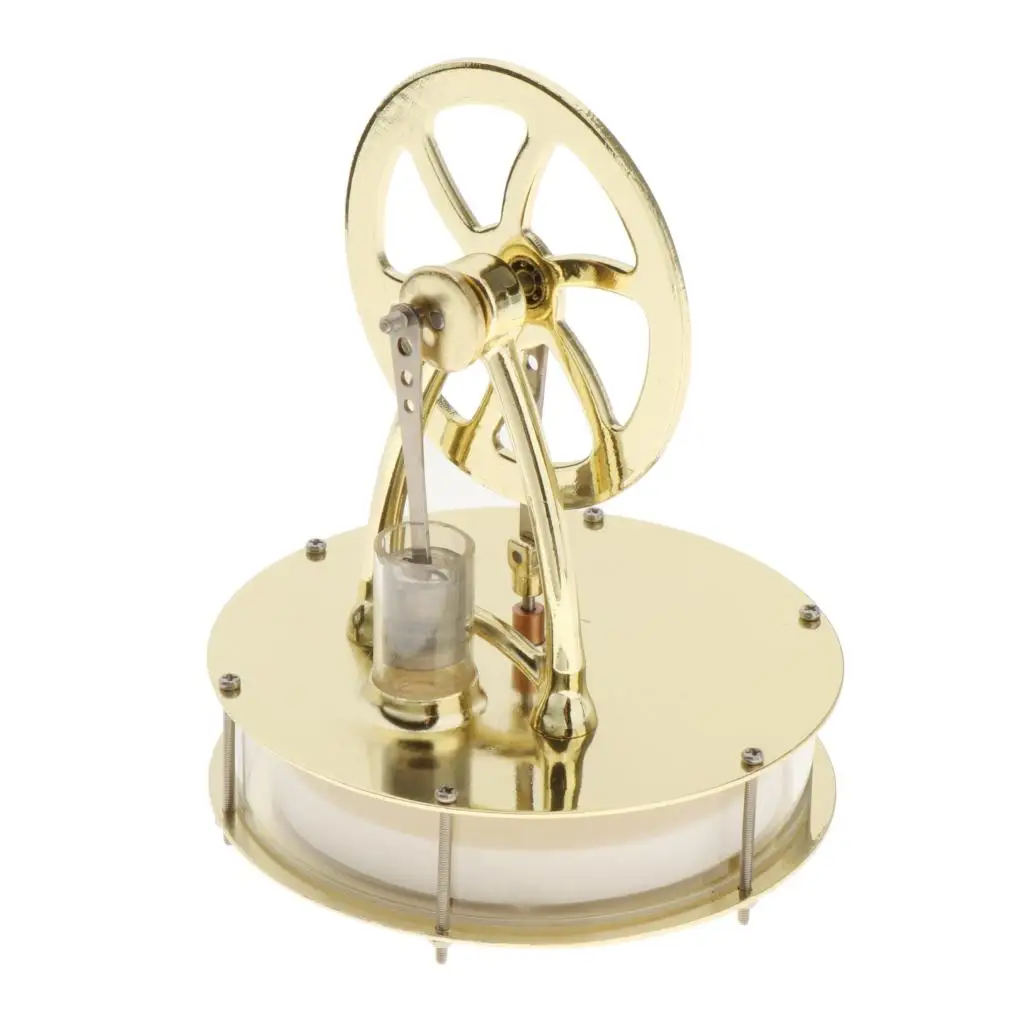 

Low Temperature Stirling Engine Motor Model Heat Steam Toy DIY Gift
