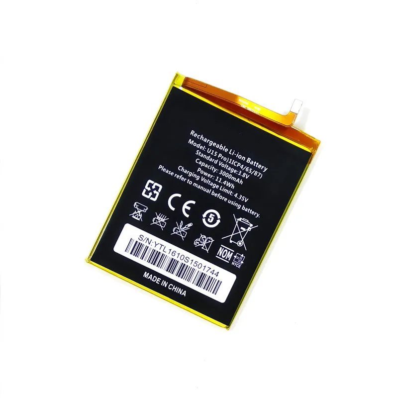 Westrock U15 Pro (1ICP4/65/87) аккумулятор 3000 мАч для сотового телефона Oukitel Pro|Аккумуляторы