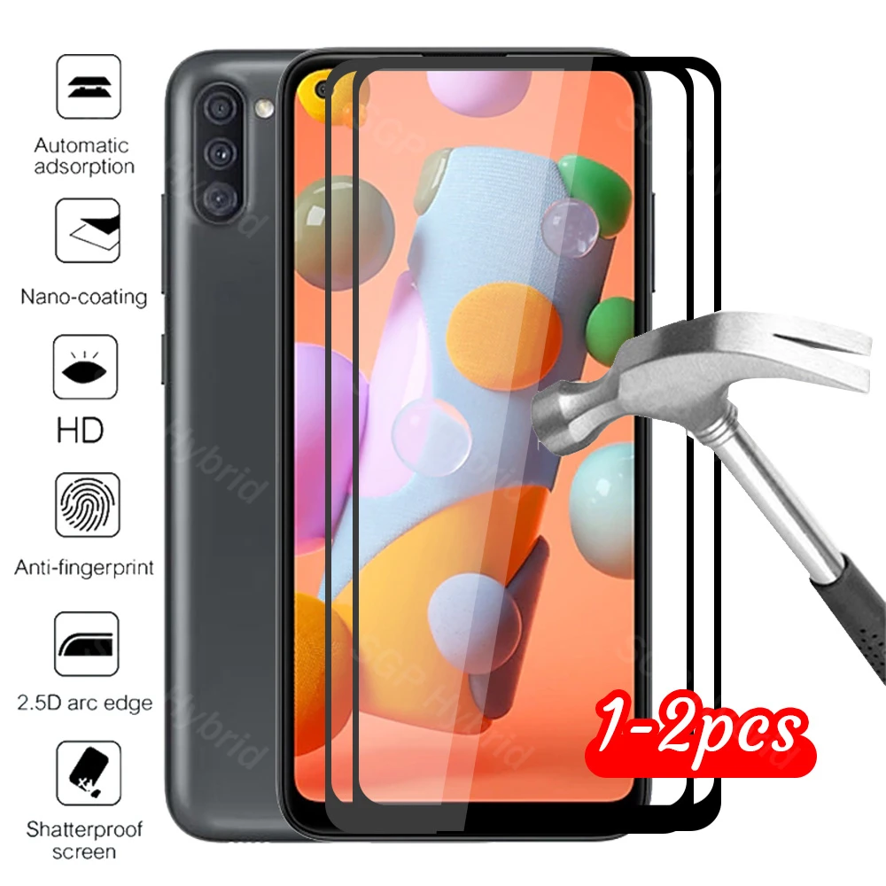 

1-2 шт., закаленное стекло для samsung a11, samsung galaxy a11 a 11