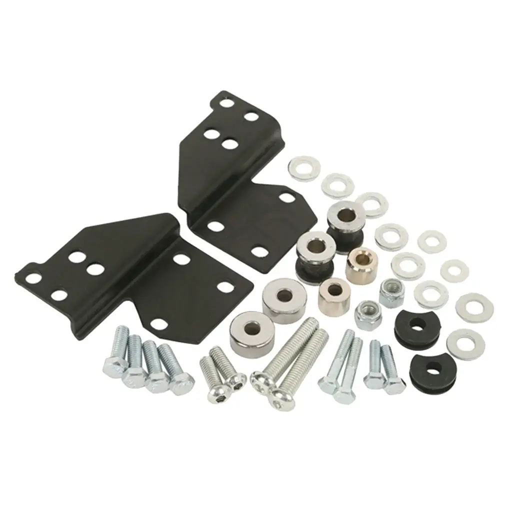 

Black Motorbike Bracket Mounting Kit for Harly Electra Glide 97-08