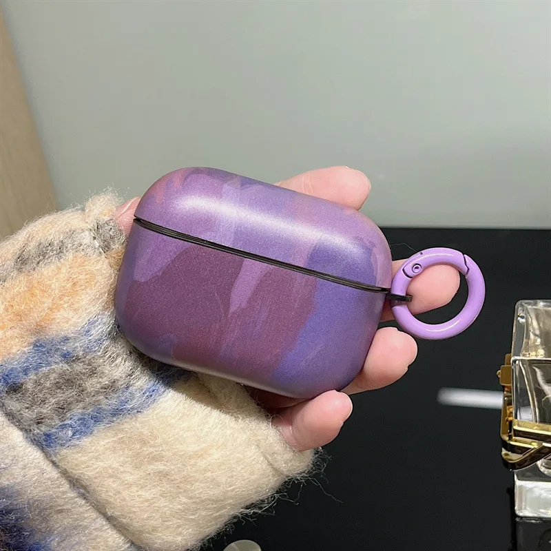 

Purple Gradient Apple AirPods 2 Case Cover AirPods Pro Case IPhone Earphone Accessories Air Pod Case