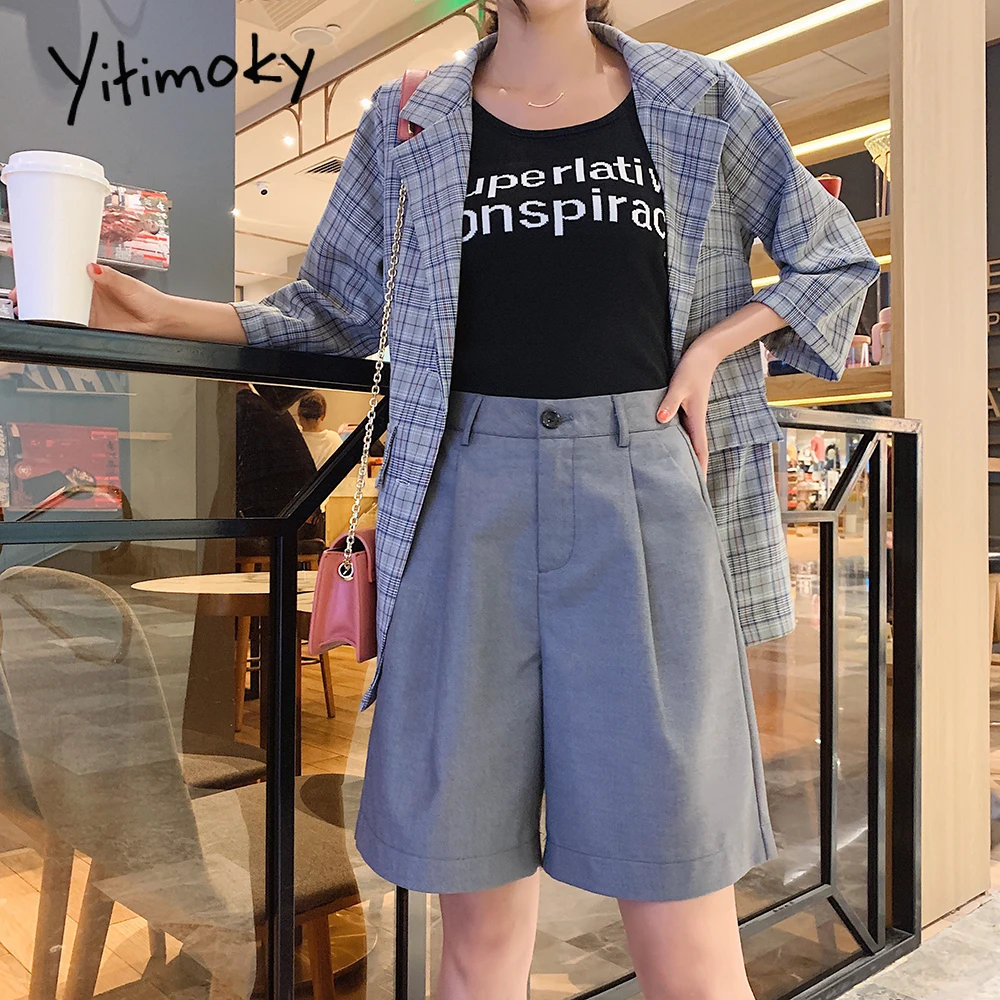 Черные женские шорты женская одежда с высокой талией модная Женская Корейская