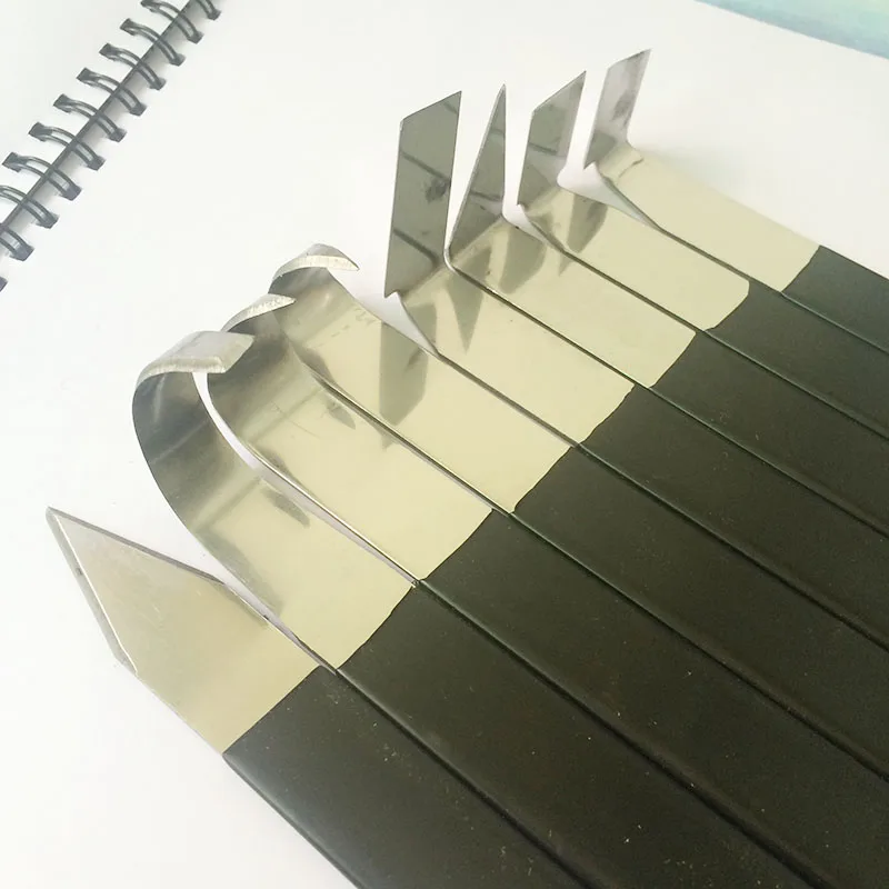 Инструменты для формирования керамики 8 шт./компл. Большой Угловой нож обрезки