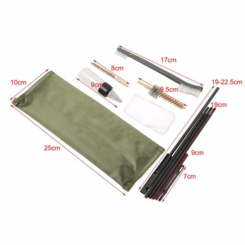 

Steel Wire Brush Nylon Pick Set Universal Gun Hunting Cleaning Kit Tactical Rifle Pistol Gun Cleaning Tool