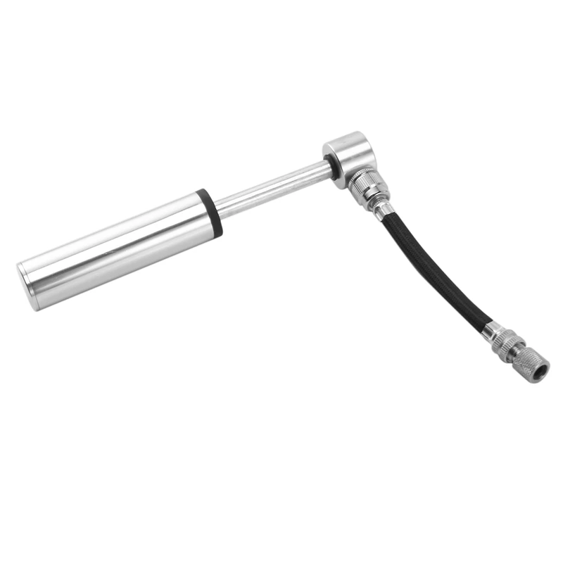 

Mini Portable Bike Pump Aluminum Alloy Bicycle Pump Tire Air Inflator Pump for Mountain Bike Basketball Football