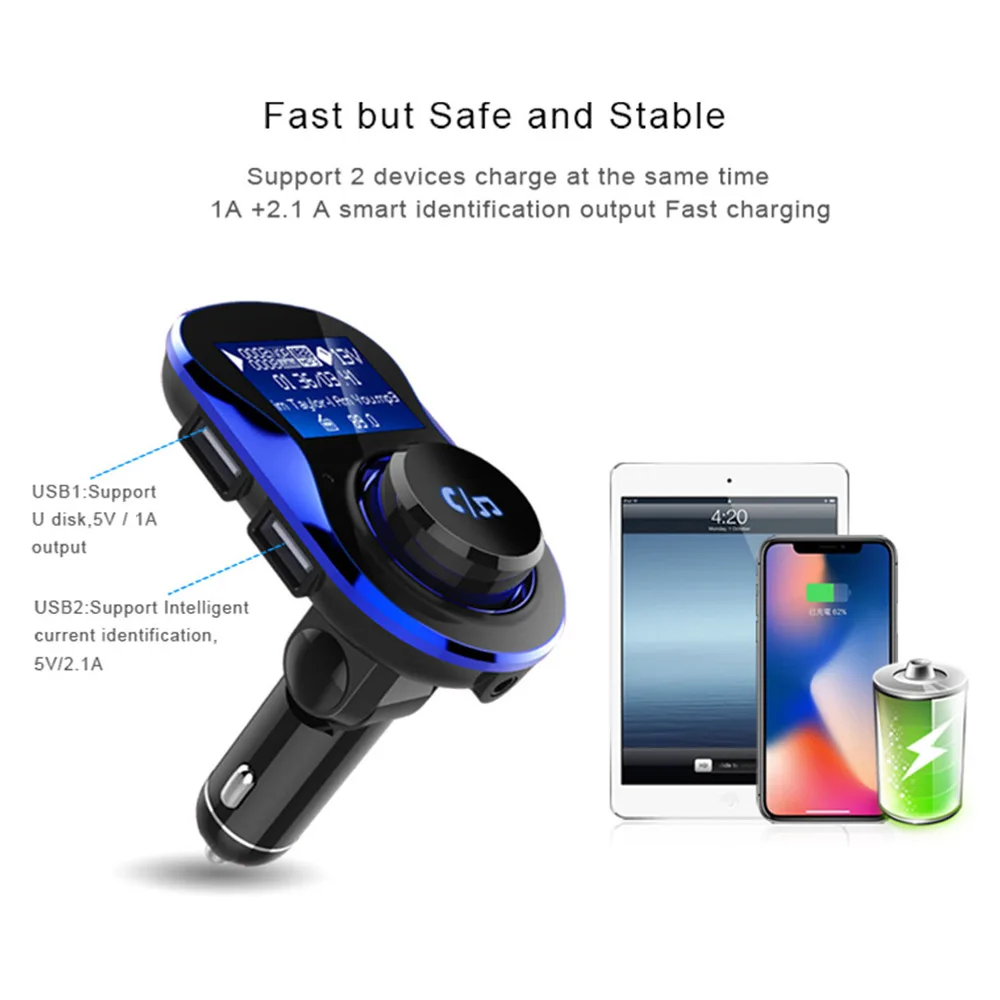 VR Robot Bluetooth FM передатчик Handsfree Car Kit tf-карта u-диск стерео автомобильный аудио