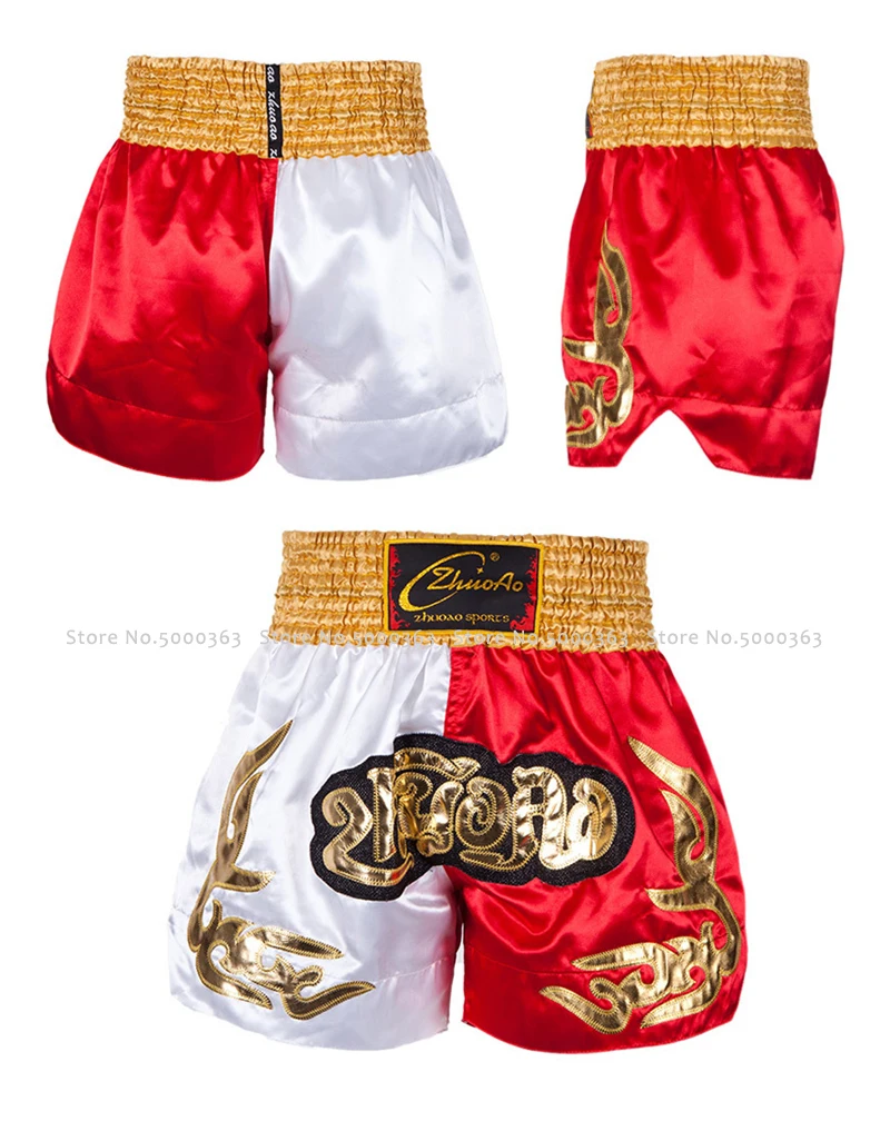 Мужские боксерские трусы детские шорты Mma Muay Thai для кикбоксинга фитнеса