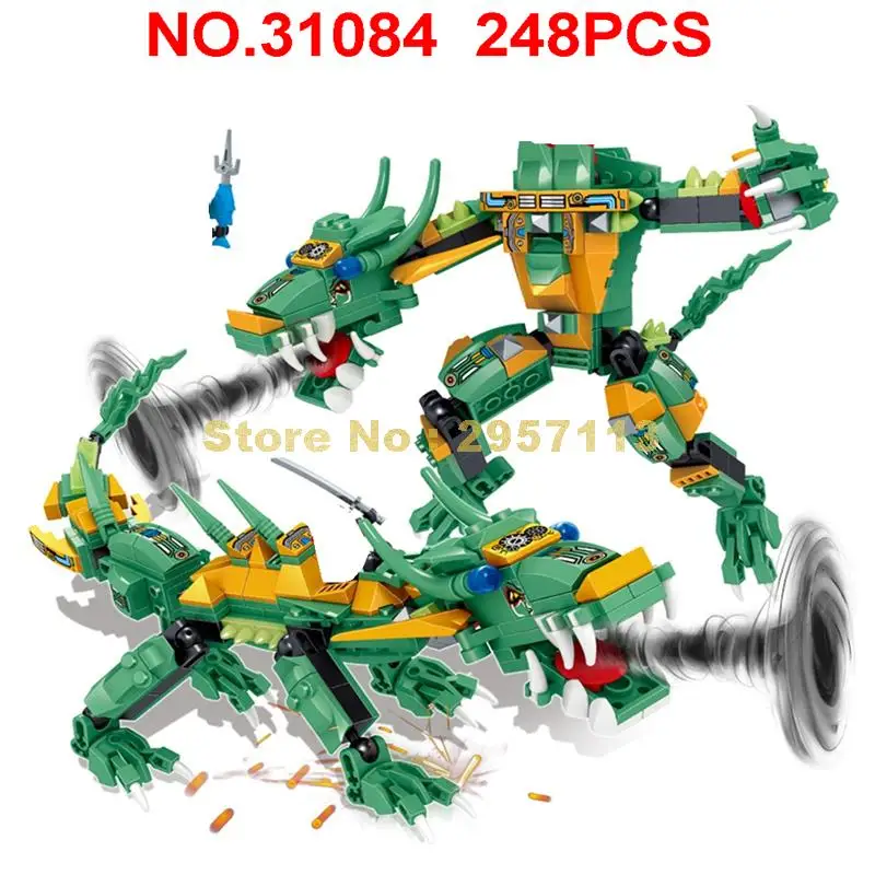 248 шт. 2 в 1 детская игрушка трансформер|Блочные конструкторы| |