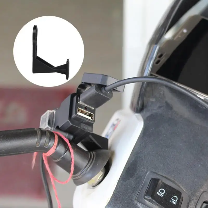 Electric Car 12-24V Motorcycle Mobile Phone Charger Dual Port USB Waterproof CD-3021 Switch And Mounts Dropshipping | Автомобили и