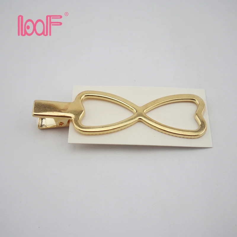 LOOF 1 шт. модный милый металлический бант стильная заколка для волос женские