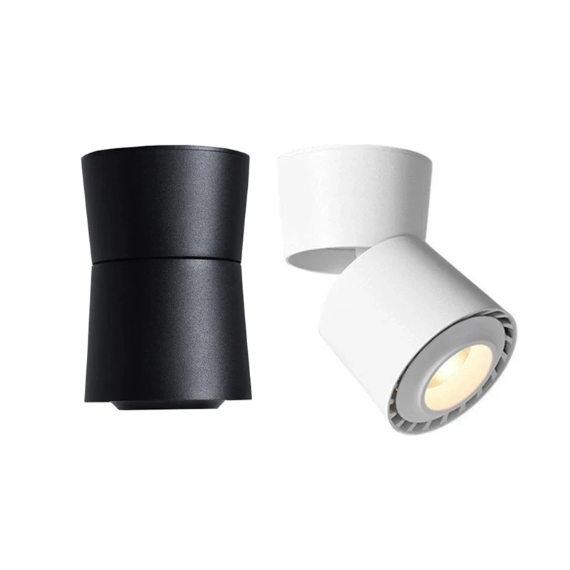 

Led downlight Surface mounted 3W/5W/7W/12W/15W Adjustable 90 Â° Spot light, 360 Â° Ceiling Lamp Nordic COB downlight