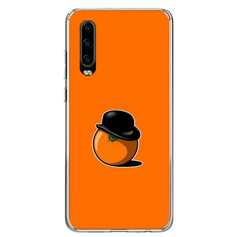 Заводной оранжевый пленочный чехол для телефона Huawei P40 P30 P20 P10 Mate 10 20 30 Lite Pro P Smart Z
