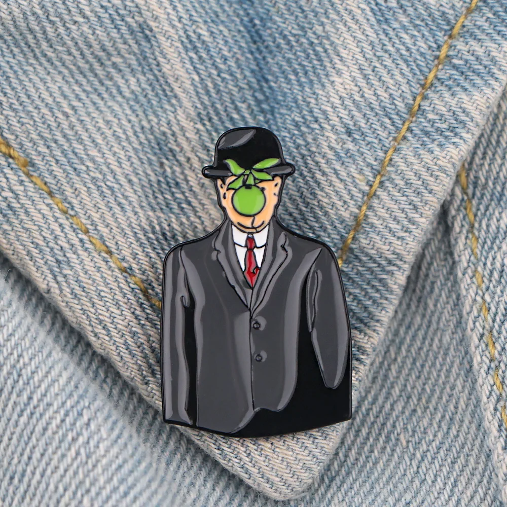 

LB529 Art Enamel Pins Brooches Women Men Backpack Bags Badge Fashion Lapel Jewelry Kids Friends Gifts