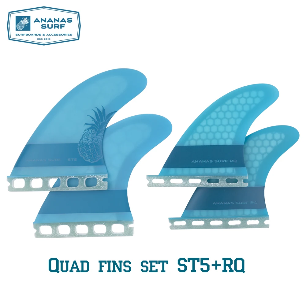 Ananas Surf ласты для серфинга, два 2 плавника, quad, будущая Базовая Плавник Набор kitesurfboard wakesurf sup аксессуары