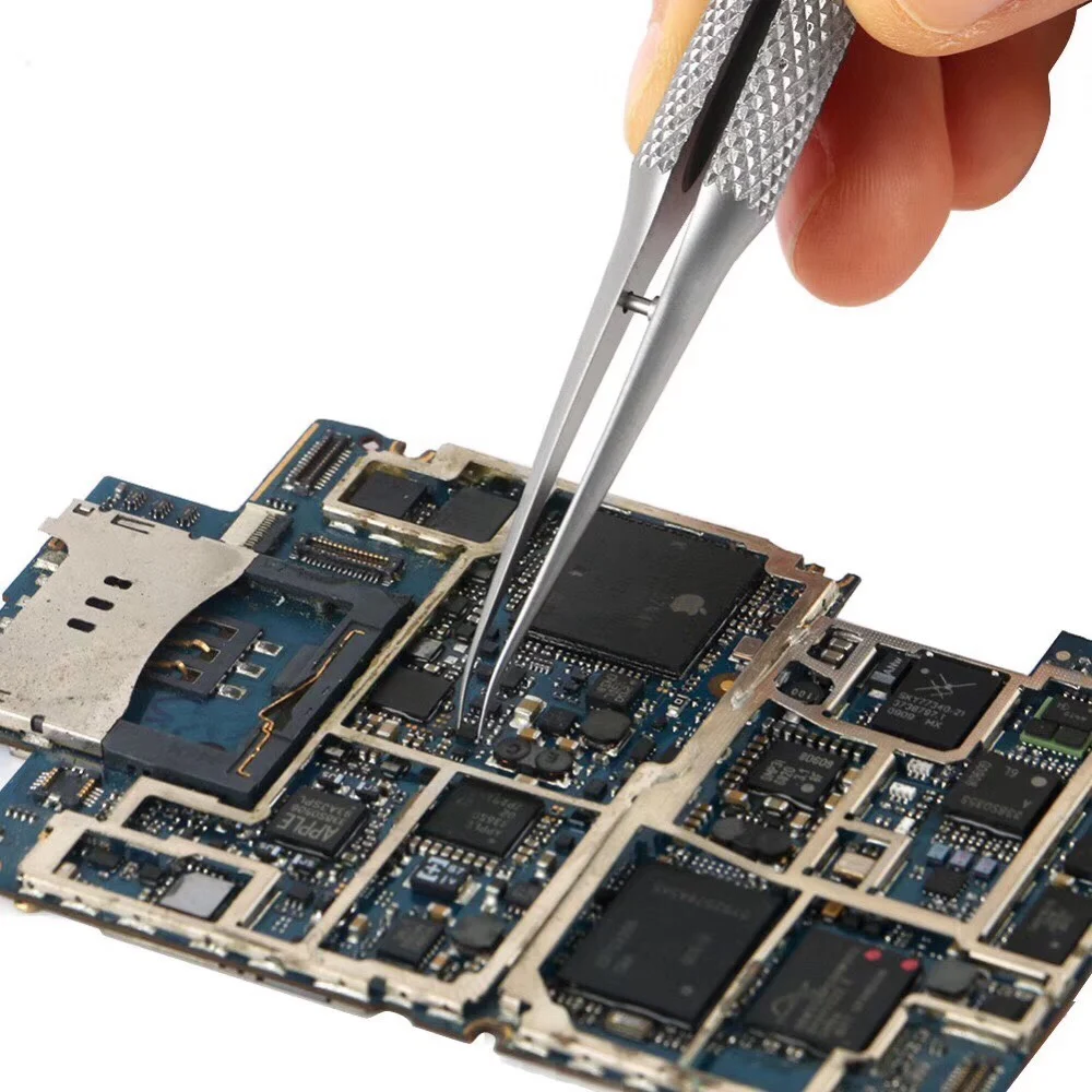 Изогнутые прецизионные пинцеты из титанового сплава мобильный телефон