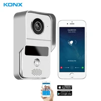 Умный видеодомофон KONX KW02C, 1080P H.264, Wi-Fi, домофон, дверной звонок, беспроводная разблокировка, ИК Ночное Видение, сигнал обмана