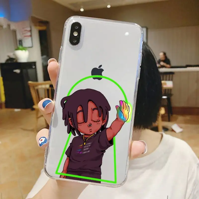 

Lil Uzi Vert Eternal Atake Rapper Phone Case Transparent for iPhone 6 7 8 11 12 s mini pro X XS XR MAX Plus