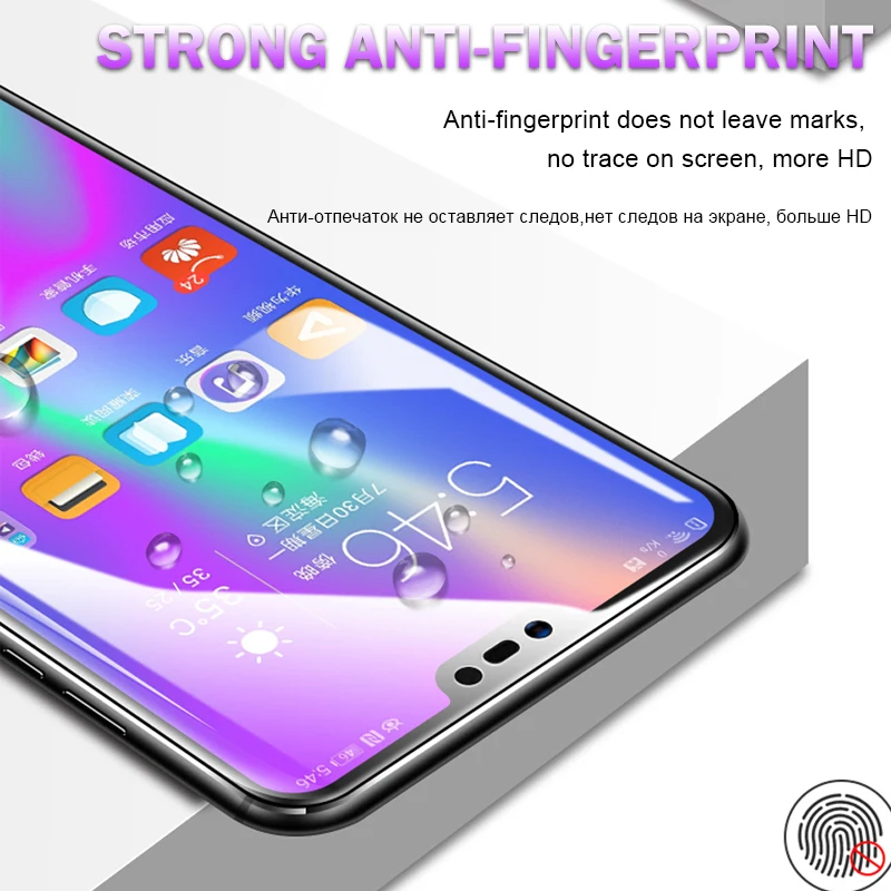 Мягкая Гидрогелевая пленка 3 в 1 для Huawei Honor 9c 9a 9 c a c9 a9 защитная на заднюю крышку