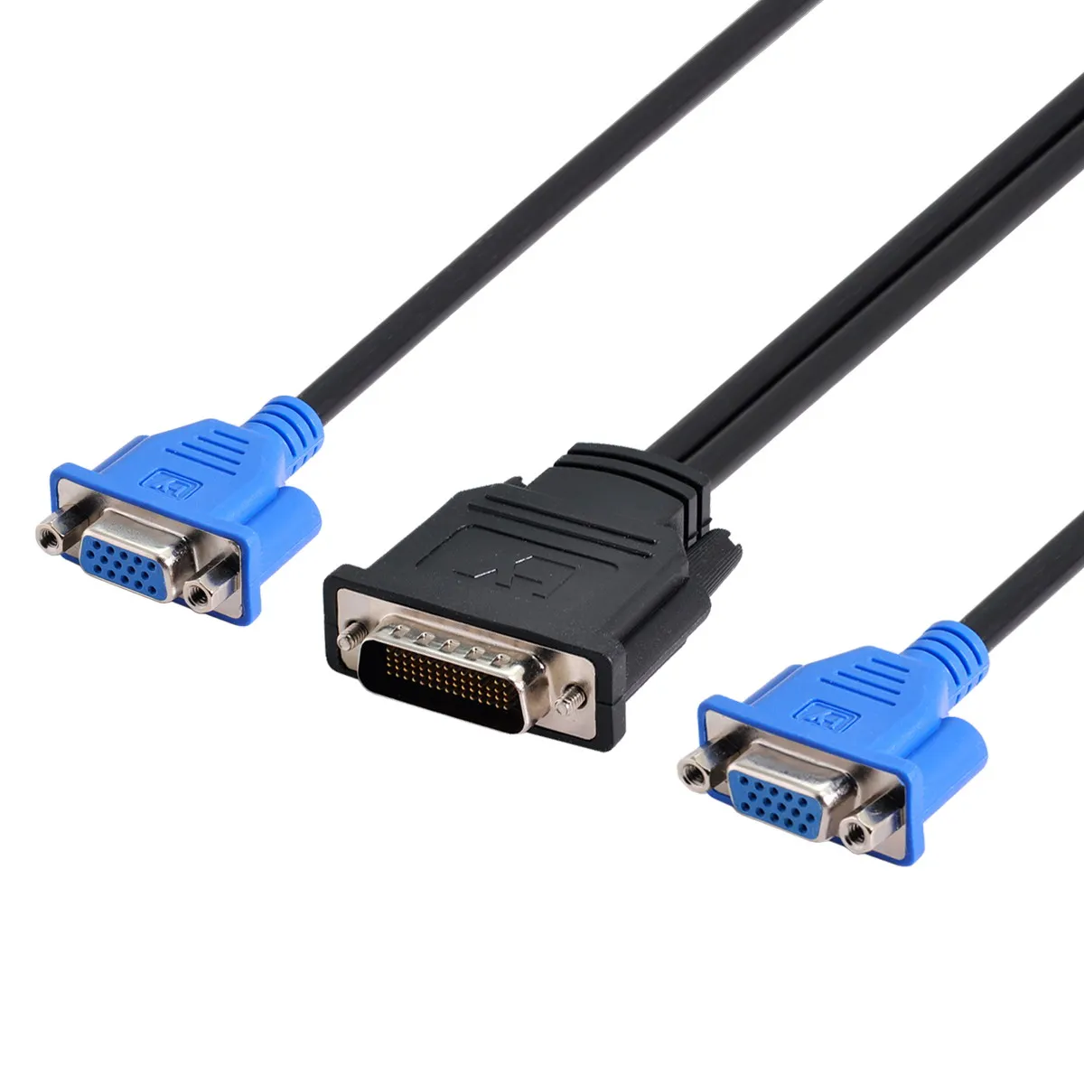 Zihan CY DMS-59pin Male to Dual 15Pin VGA RGB Female Splitter Extension Cable for PC Graphics Card |