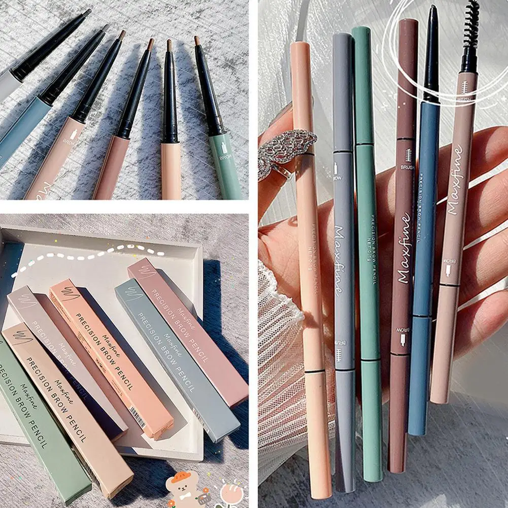 

Ultra Fine Eyebrow Pencil Precise Brow Definer Long Lasting Waterproof Blonde Brown Eye Brow Makeup Tint Cosmetics 6 Colors