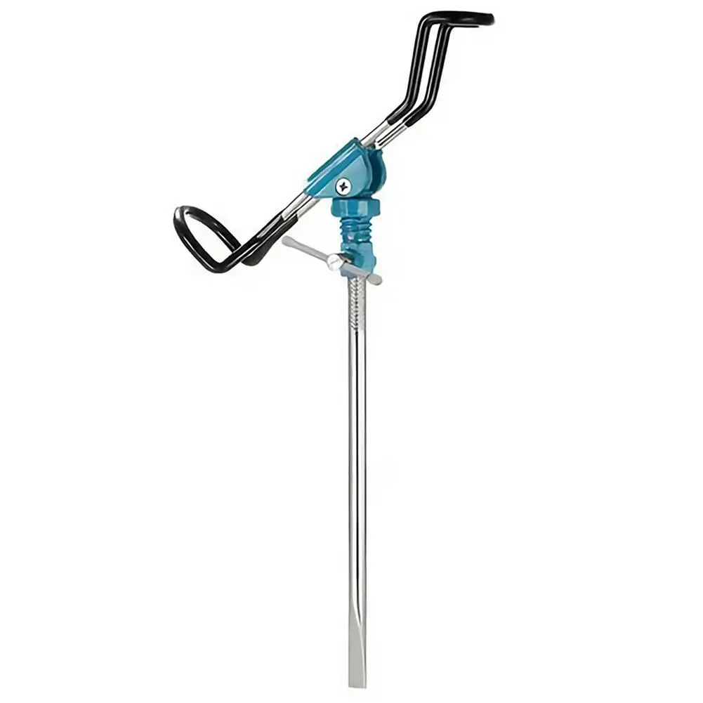 

Fishing Rod Adjustment Fishing Bracket Stainless Steel360 Degrees Folding Holder Hand-sea Dual-purpose Ground Insert Bracket
