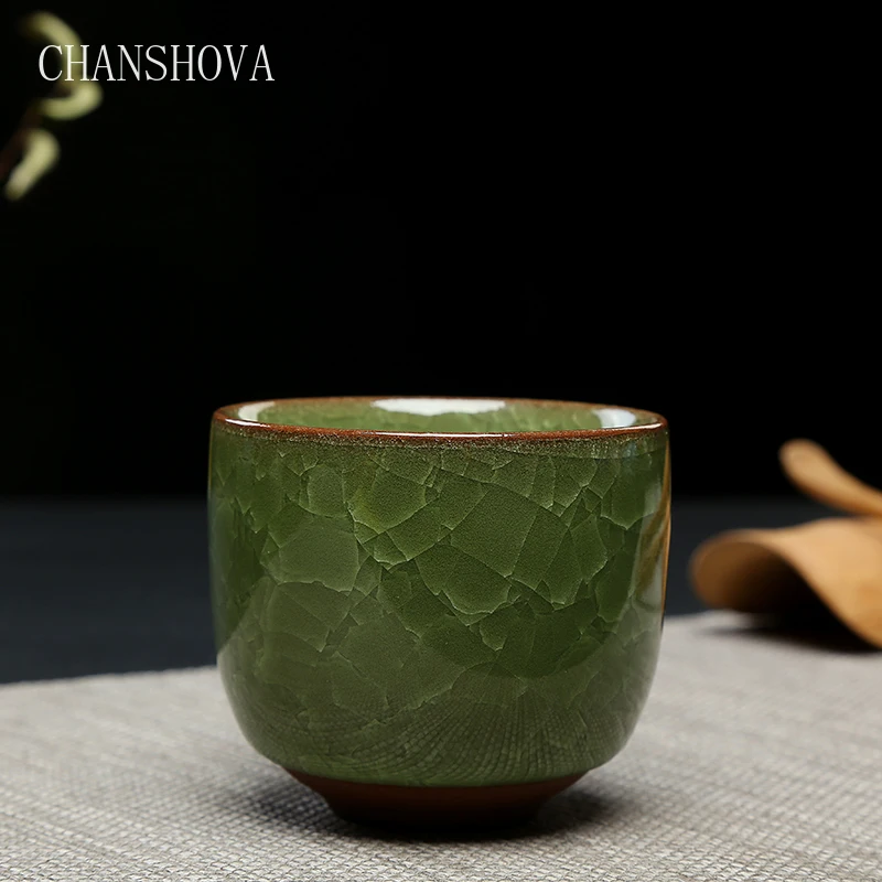 CHANSHOVA традиционная китайская глазурованная фарфоровая чайная чашка 80 мл для дома