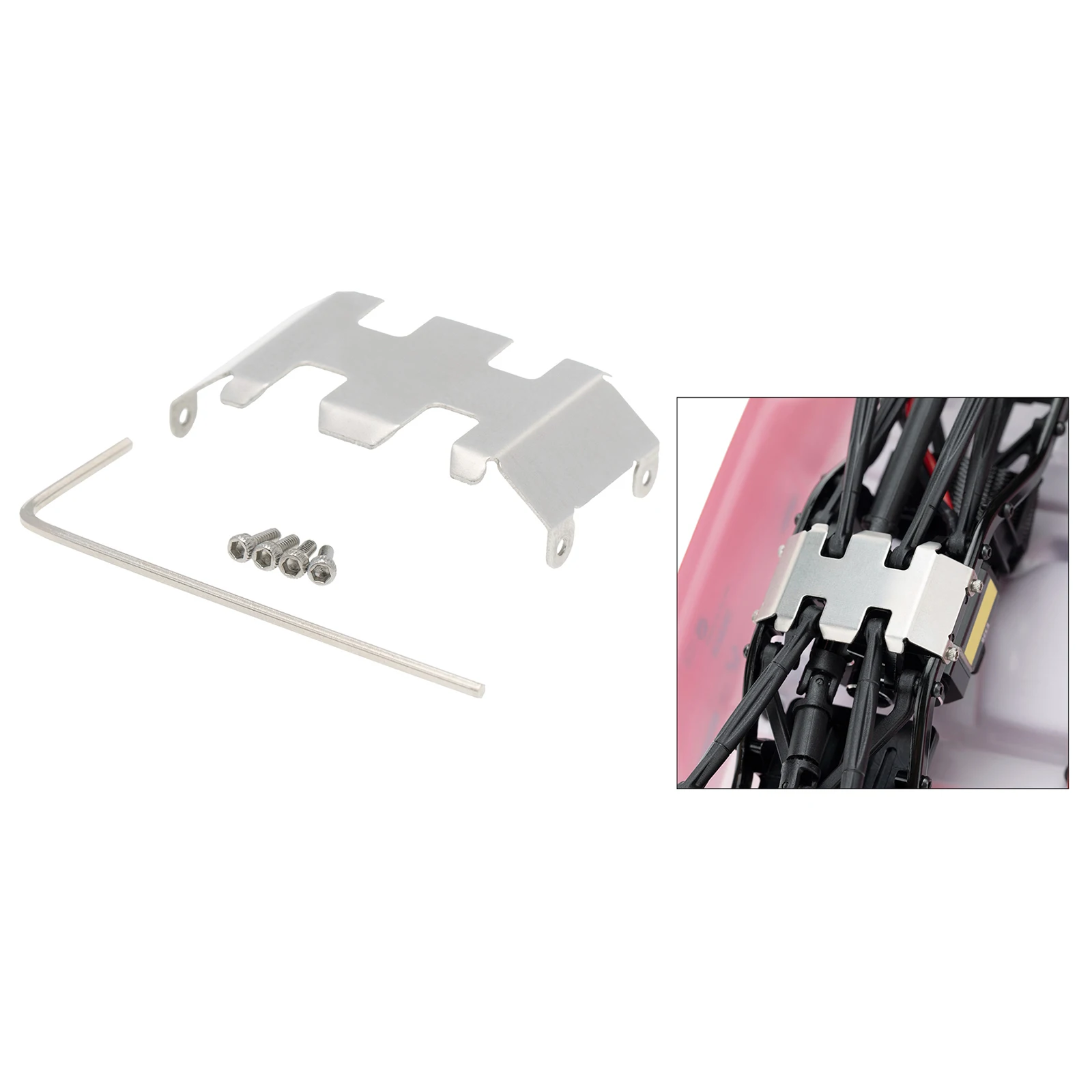 

Alloy RC Center Skid Plate Protection Plate Chassis Guard Plate Accessories