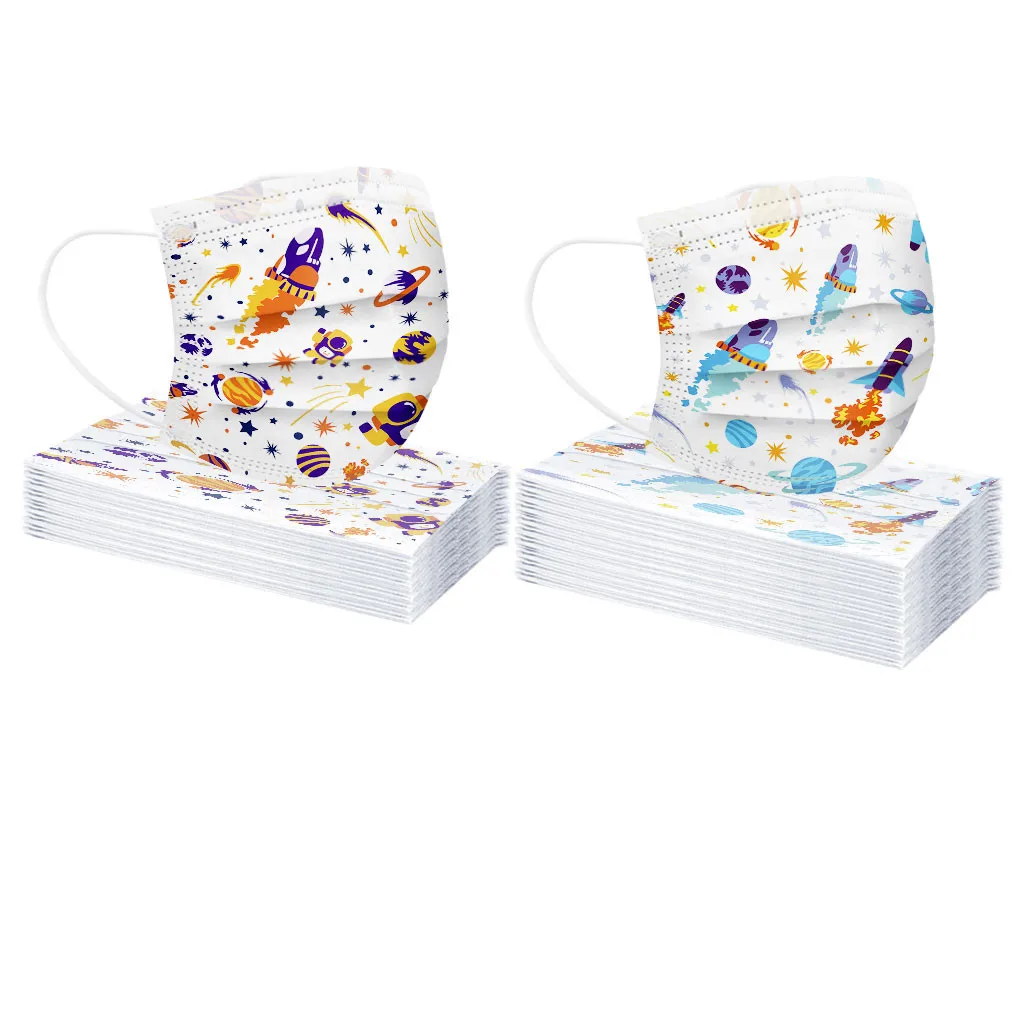 

Children's mask Disposable Face Mask Industrial 3Ply Ear Loop 50PC face mask masque Mascarilla cute mask kids face mask