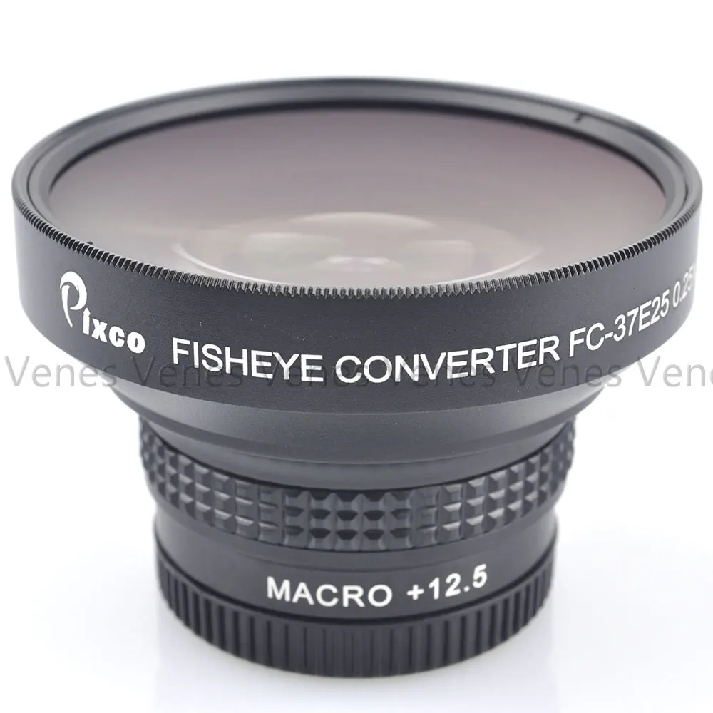 Подарок! 37 мм 0 25x Супер Макро широкоугольный объектив рыбий глаз для Canon Fuji FX NIKON