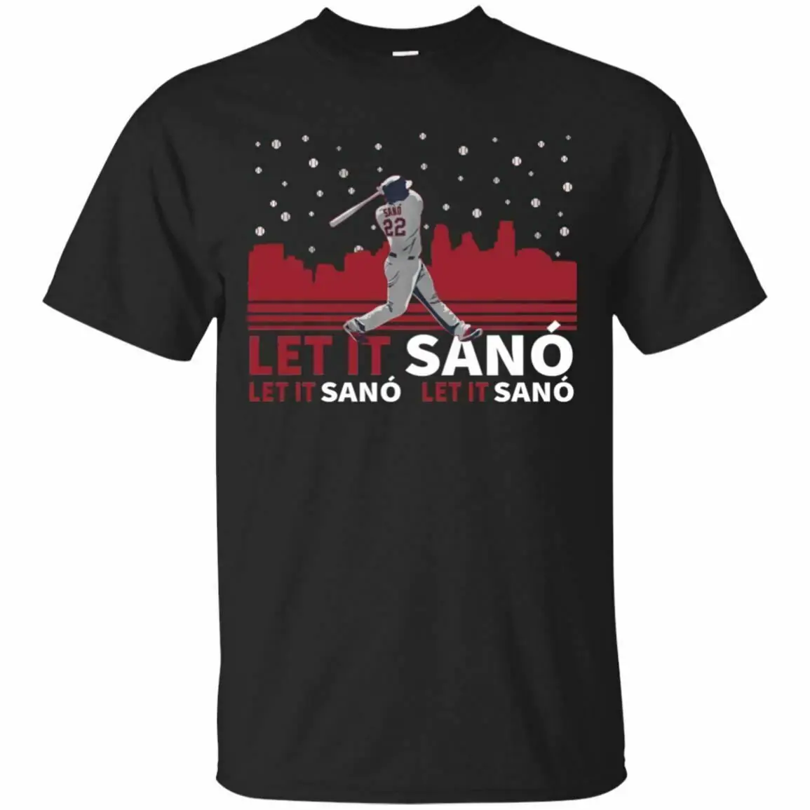 Miguel Sano футболка Let It Мужская с коротким рукавом S 5Xl | одежда