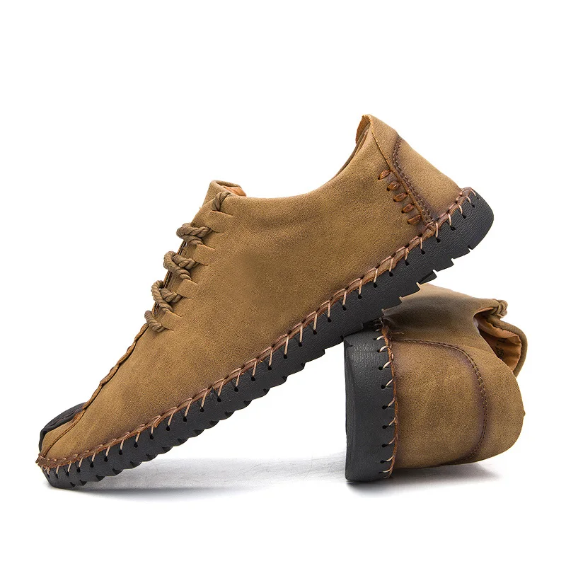 Новинка повседневная мужская кожаная обувь высококачественные лоферы Мокасины