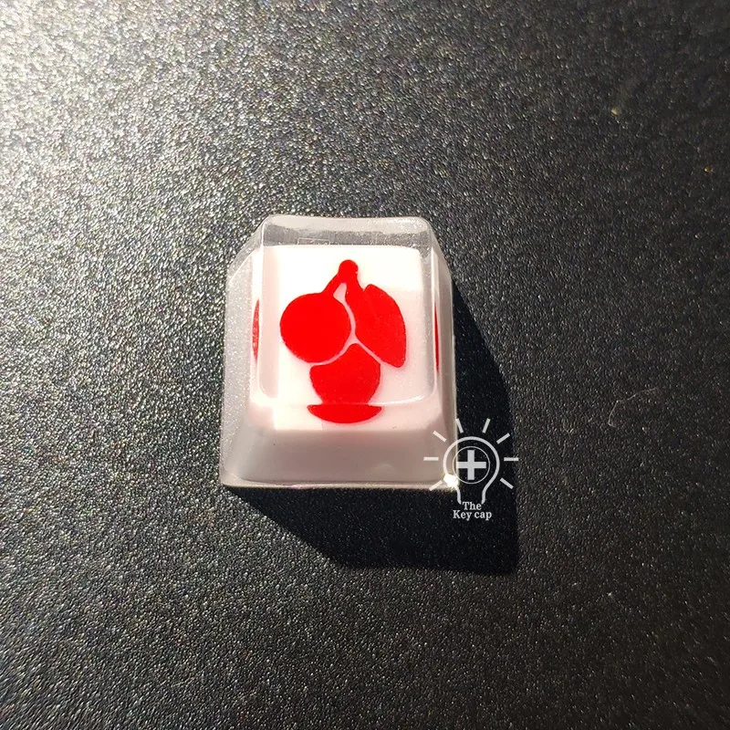 

1pc handmade customized resin key cap for MX switches mechanical keyboard backlit resin keycap for Cherry logo R4 height