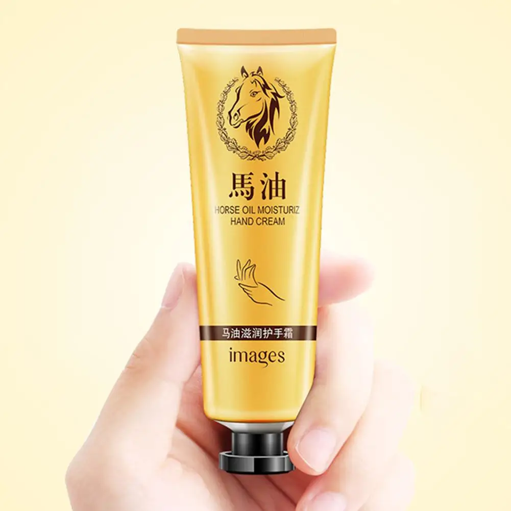 

Horse Oil Moisturizing Hand Cream Moisturizing Anti-dry Anti Aging And Whitening Hand Care In Winter Hand Cream For Images