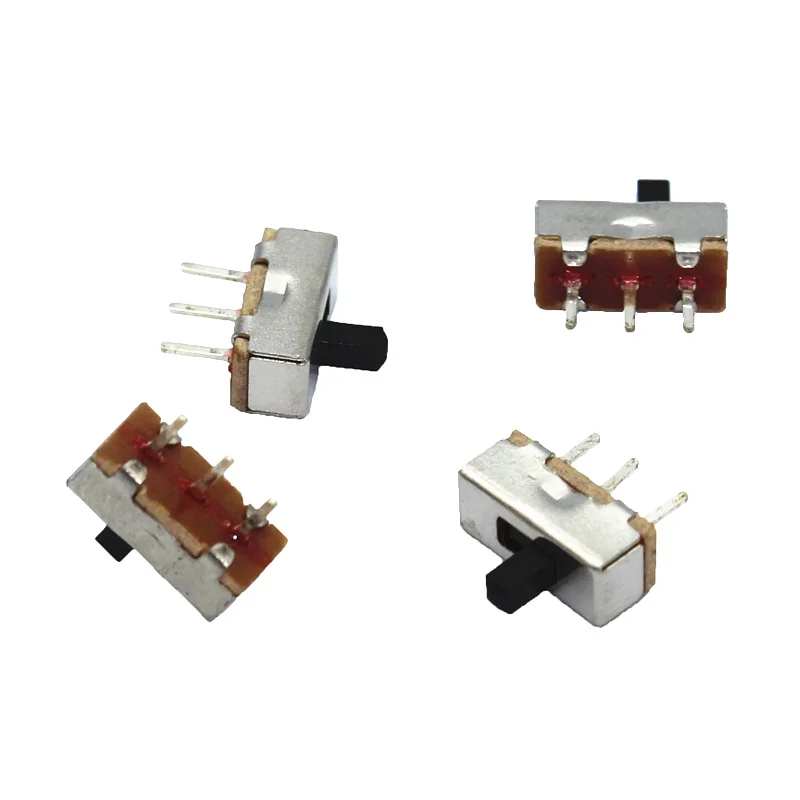 Акция! 50 шт. SS12D00G3 2 положения SPDT 1P2T 3 Pin PCB панель Мини Вертикальный скользящий