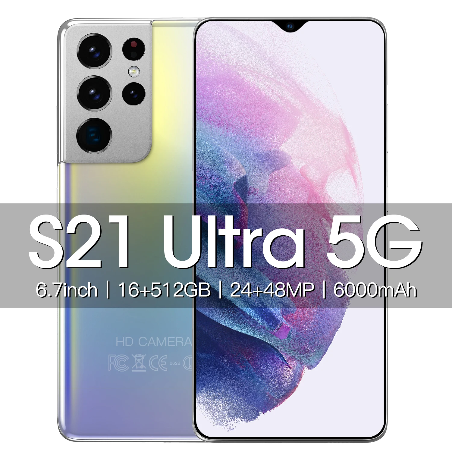 s21 ultra smartphone android10 0 6 7 hdinch mobile phones 16gb512gb 6000mah global version smart phone 4g5g cellphone free global shipping