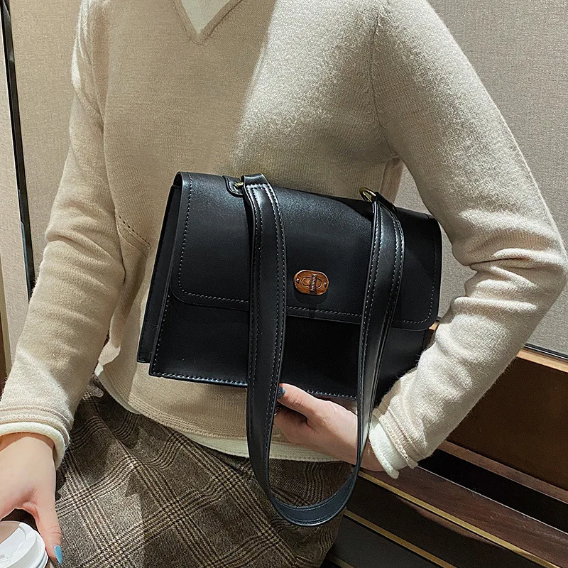 

Европейские и американские ретро высококачественные сумки 2021 новая текстурная сумка-мессенджер на одно плечо женская модная маленькая ква...