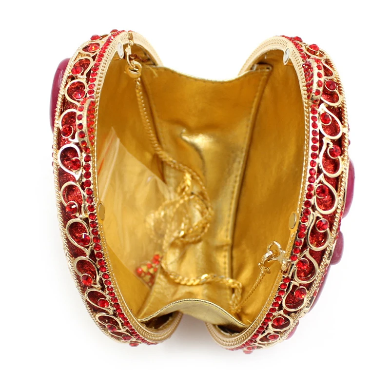 

Vintage Sapphire/Turquoise Multicolored Crystal Evening Clutch Bags Fashion Women Party Purses And Handbags Lady Chain Prom Bag