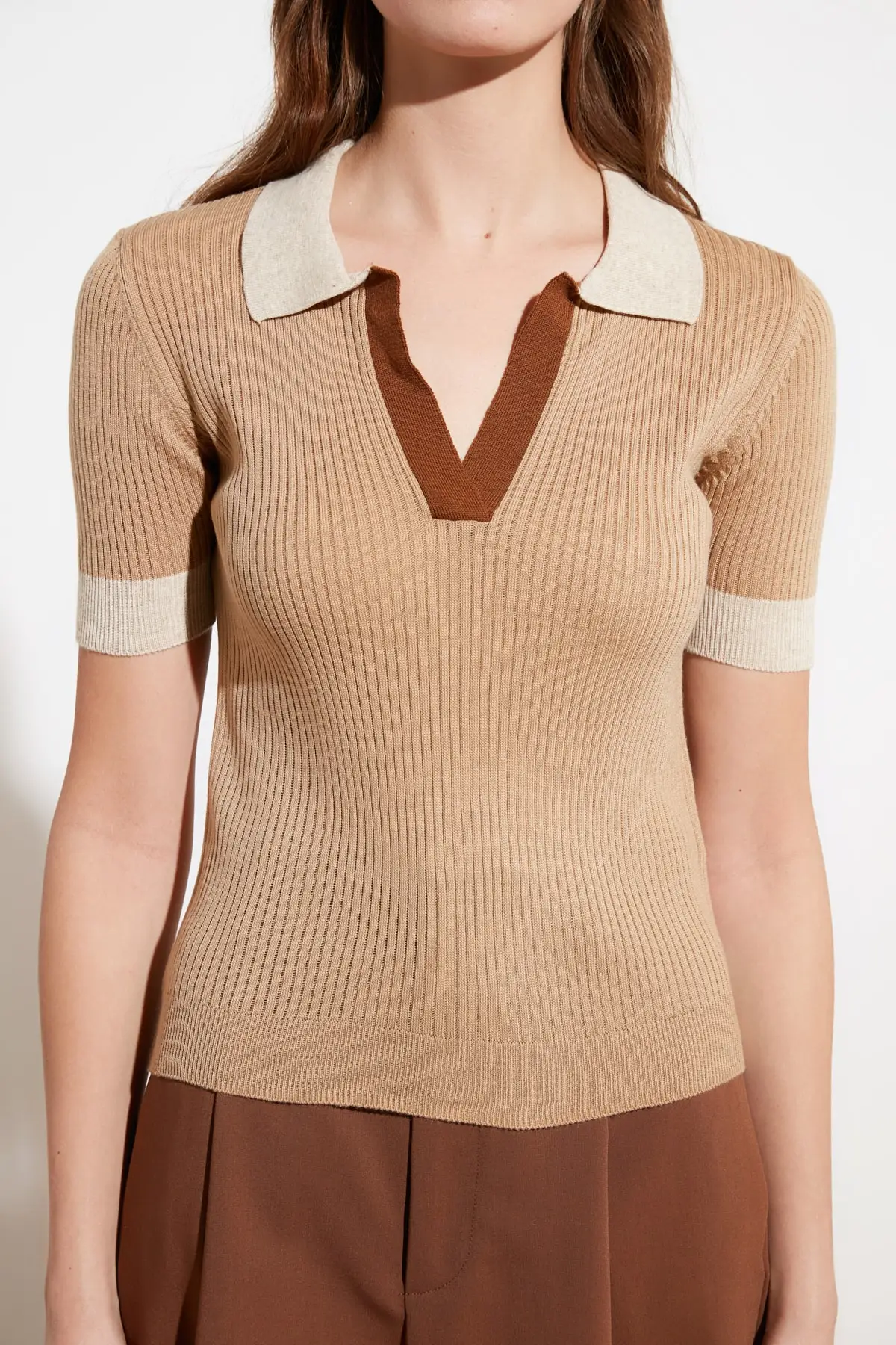 

Trendyol Polo YakaTriko Sweater TWOSS21KZ0053
