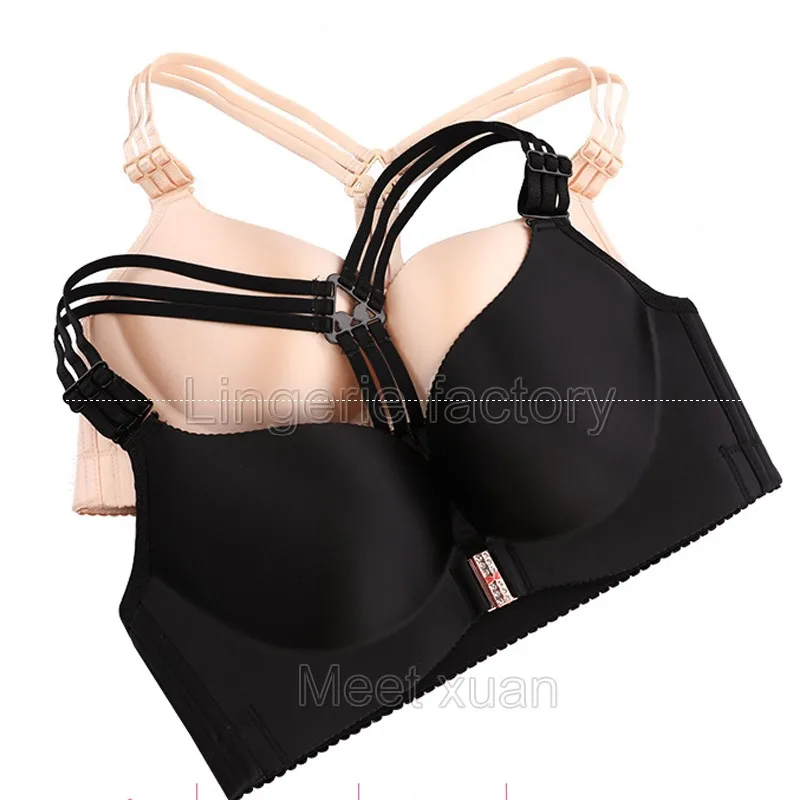 Большие размеры бюстгальтеры для женщин сексуальные широкие боковая чашка