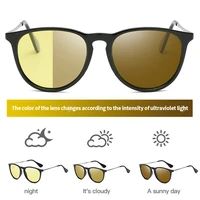 cat eye night vision glasses polarized vision nocturna men women yellow lens sunglasses driving night vision goggles for car