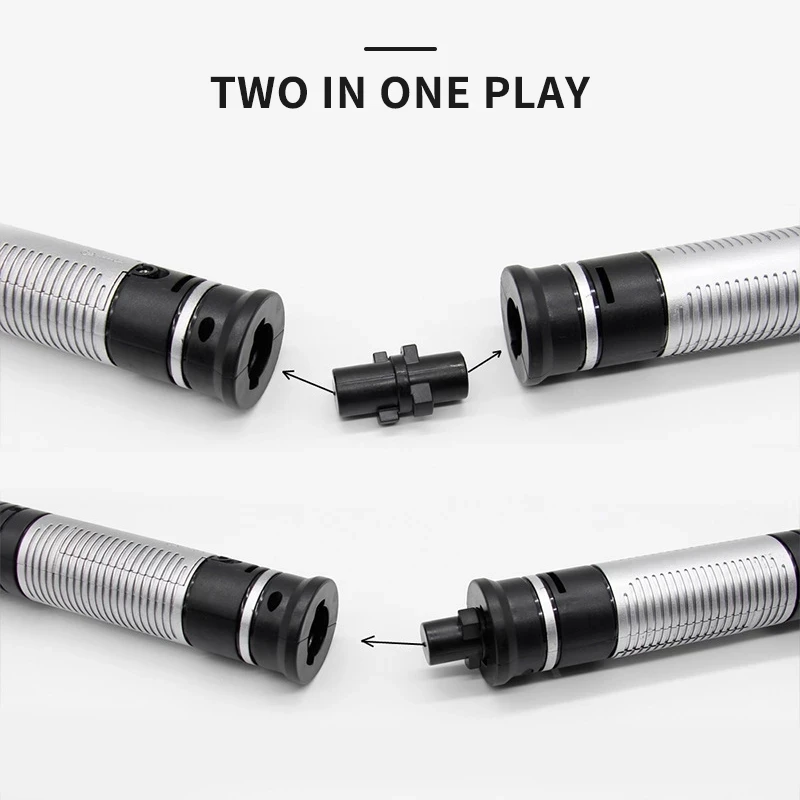 

(2 Pieces/Lot) Flashing Lightsaber Laser Double Sword Toys Sound and Light for Boy Girls