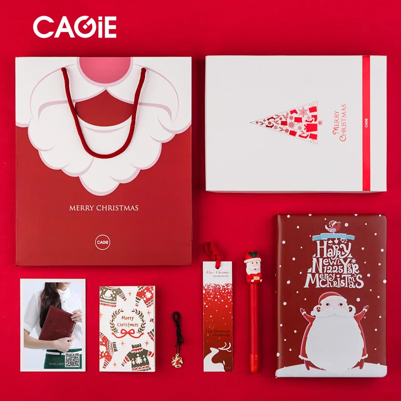 Милый Рождественский блокнот подарочный набор милый Ежедневник A5 планировщик