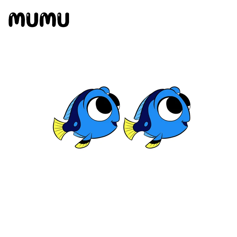 Новинка 2021 серьги-гвоздики Dory и Nemo акриловые серьги эпоксидные украшения подарки